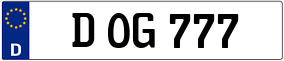 Truck License Plate